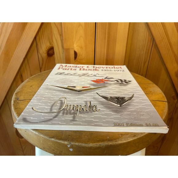 Master Chevrolet Parts Book 1955-1972 Late Great Bow Tie Chevys 2001 Edition (54 - Picture 2 of 7